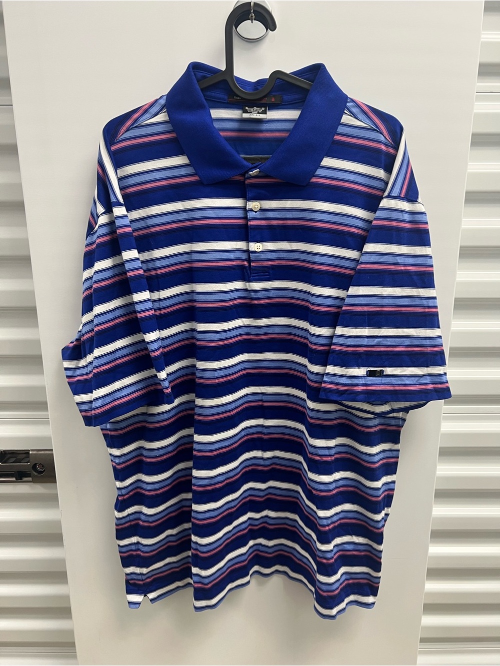 Nike Tiger Woods Striped Golf Polo
